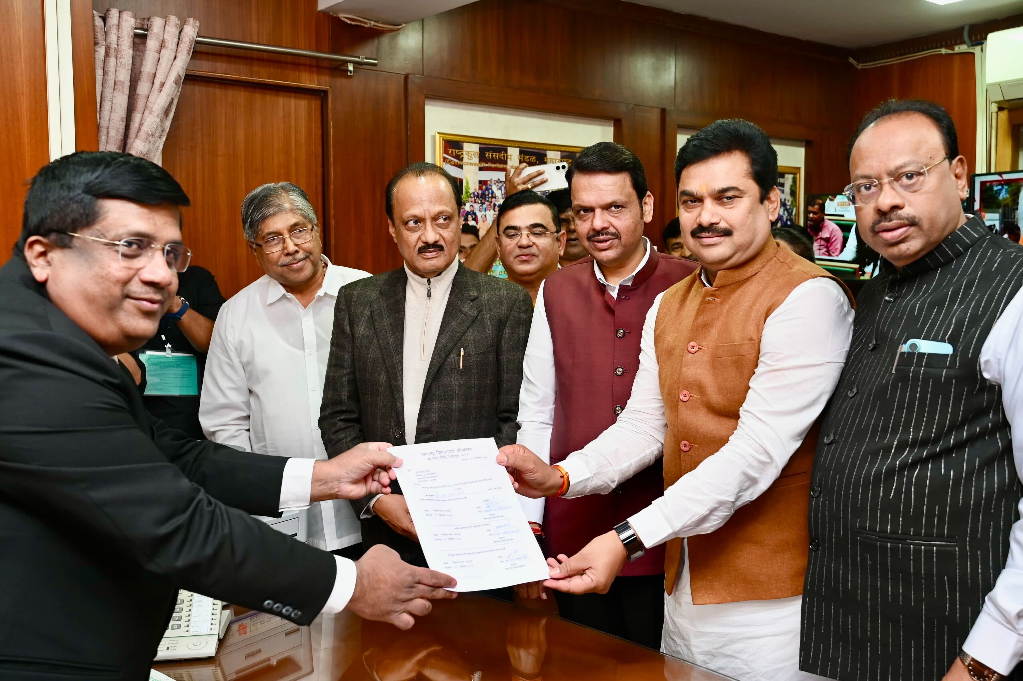 विधान परिषदेच्या सभापती पदाच्या निवडणुकीसाठी प्रा. राम शिंदे यांचा आज उमेदवारी अर्ज दाखल